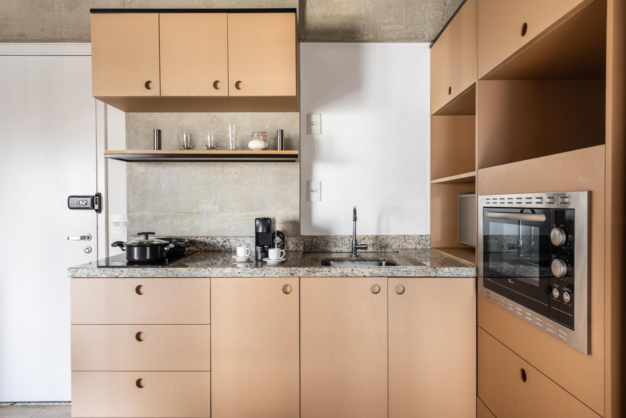 83 New Studio Next Paulista Av, Fast Wifi And Balcony San Paolo Esterno foto
